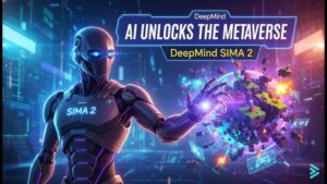 SIMA 2 , Google DeepMind Introduces SIMA 2 , A Gemini-Powered Generalist Agent for Complex 3D Virtual Worlds, SIMA 2 DeepMind, Gemini-powered agent, generalist AI agent, 3D virtual world simulation, embodied AI, world model training, long-horizon planning AI, DeepMind research 2025, AI agent generalization, self-improving AI systems, synthetic training data, multimodal AI agents, Gemini reasoning model