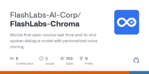 FlashLabs, Chroma 1.0, Voice AI, Real-Time AI, Speech-to-Speech AI, Open-Source AI, Conversational AI, Voice Cloning, Generative AI, AI Research