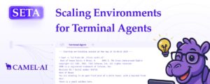 SETA, terminal agents, reinforcement learning, RL environments, CAMEL AI, Terminal-Bench, agent training, synthetic tasks, Docker evaluation, toolkits, CLI automation, DevOps agents, AI coding agents, open source AI , SETA terminal agents, open source RL environments, reinforcement learning terminal tasks, CAMEL toolkit terminal agent, Terminal-Bench training, containerized agent tasks, verifiable RL dataset, 400 terminal tasks dataset, RLVR fine-tuning Qwen3-8B, terminal agent evaluation harness, scalable environment synthesis pipeline.