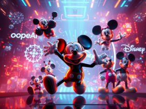 Disney Licensing IP to OpenAI’s Sora for AI Video Generation, Disney OpenAI Sora partnership, Disney AI video licensing deal, Sora Disney characters, AI-generated Disney videos, Disney IP and generative AI, Hollywood AI licensing, AI video creation with Disney IP, future of AI in entertainment , Disney, OpenAI, Sora, AI Video Generation, Generative AI, Disney IP Licensing, Hollywood AI, AI in Entertainment, Copyright and AI, Disney+ Innovation