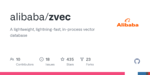 Alibaba, Zvec, vector database, open source AI, similarity search, embeddings, approximate nearest neighbor, AI infrastructure, edge computing, RAG architecture, semantic search, Proxima, machine learning tools, GitHub projects, developer tools, AI search engine.